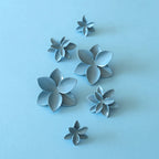 Blue Blossom Ceramic Earrings