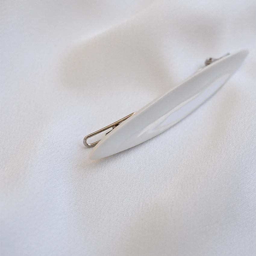 Ivory Reed Hair Clip