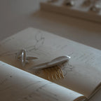 Lily Petal Ceramic Hair Comb