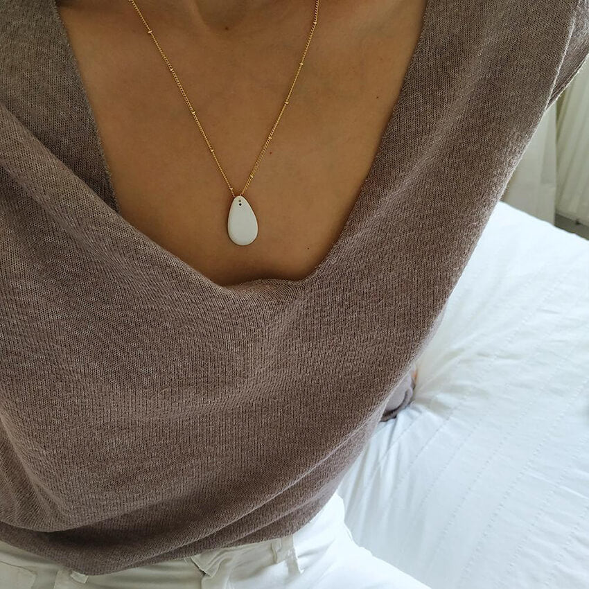 Lunar Drop Necklace