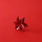 Scarlet Blossom Ceramic Ring