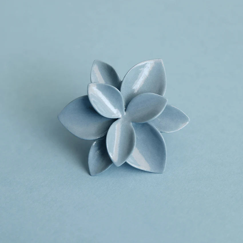 Sky Blossom Ceramic Ring