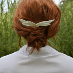 Wing Petal Ceramic Hair Barrette